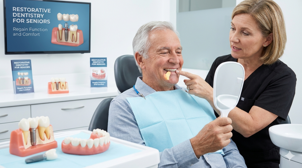 Restorative Dentistry for Seniors: Regain Function and Comfort